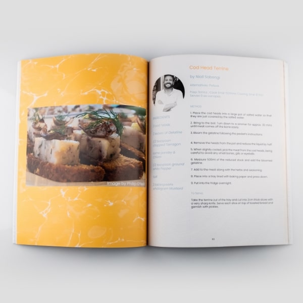 creatieve opmaak seafood boek