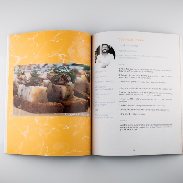 creatieve opmaak seafood boek