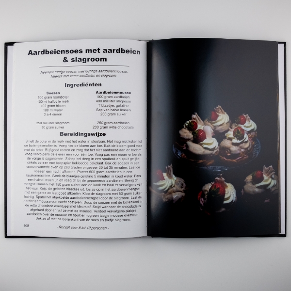 mooie afbeelding en opmaak kookboek