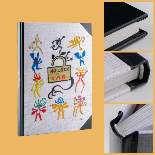 kunstboek afwerking en desigh