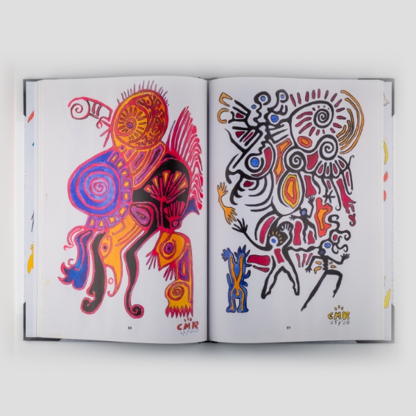 kunstwerken in kunstboek