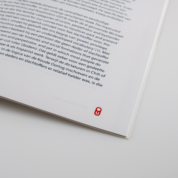 creatief design logo Open universiteit op pagina