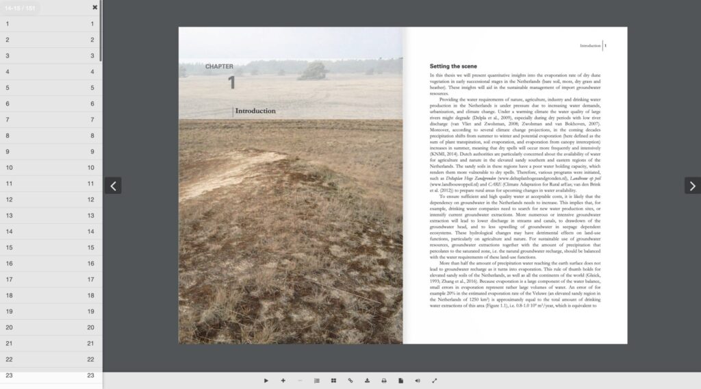 Binnenwerk van een ebook door Boekenmakers