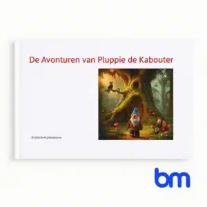 Kinderboek gedrukt in liggend B5 formaat door Boekenmakers