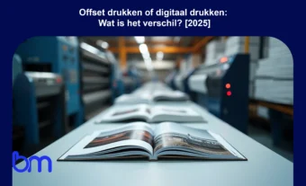 Offset drukken of digitaal drukken – verschil uitgelegd met voorbeeld van boekproductie in moderne drukkerij