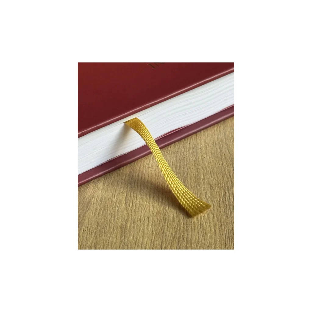 gouden leeslint in boek