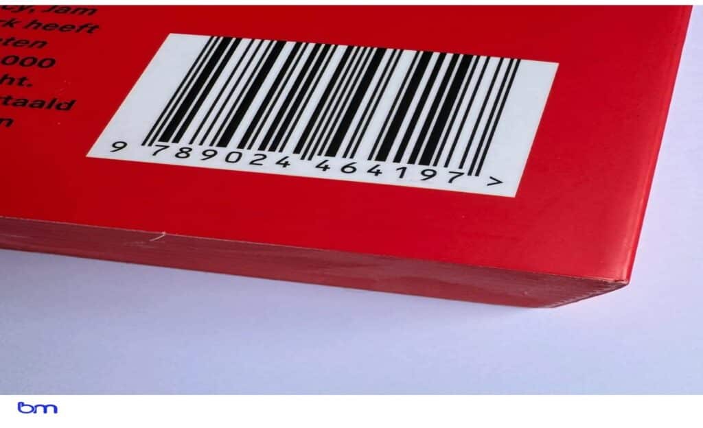 ISBN voor je boek, achterop boek met rode omslag