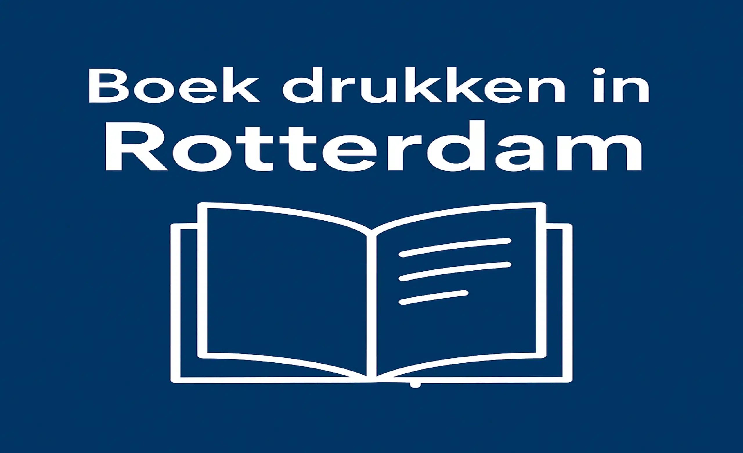 Boek drukken in Rotterdam: 3 redenen om lokaal te kiezen