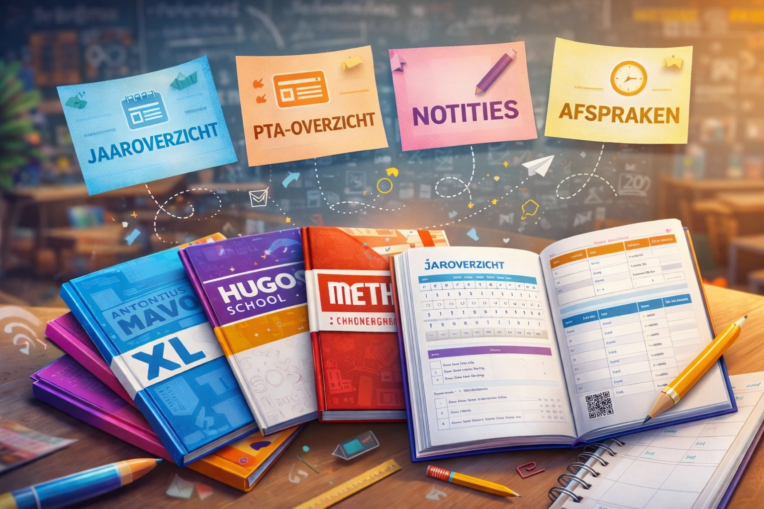 Schoolagenda laten maken in eigen huisstijl